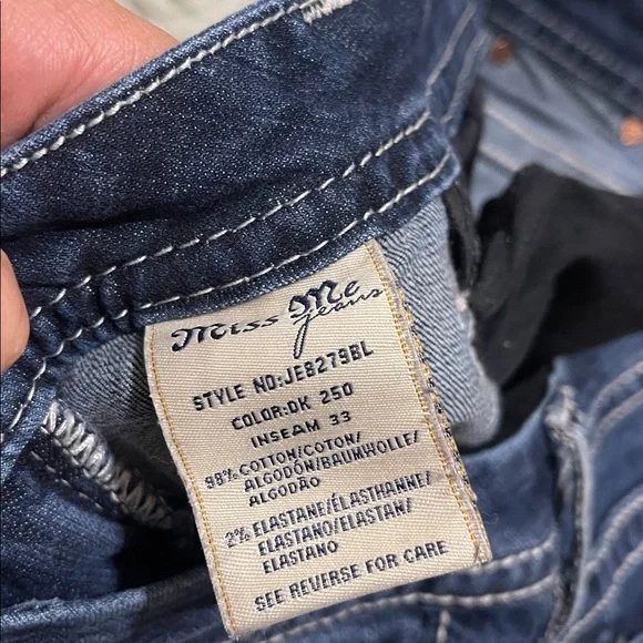 Miss Me Dark Blue Boot Cut Jeans - Picture 5 of 5